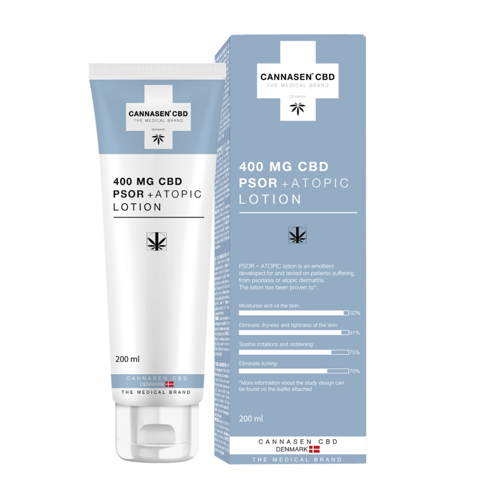 Cannasen losjons atopiskai un psoriatiskai ādai